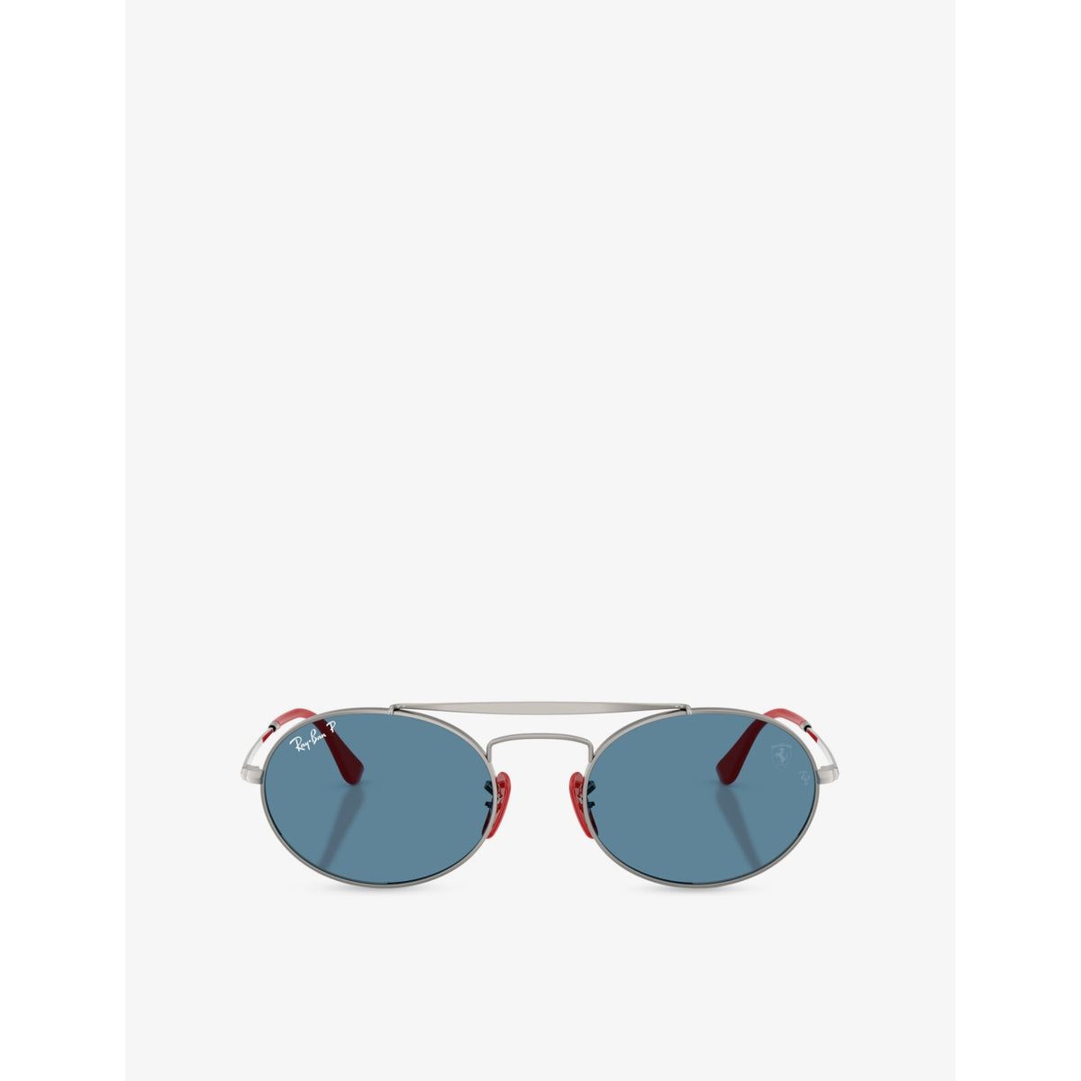 Ray-Ban Scuderia Ferrari RB3775M round metal sunglasses - British product