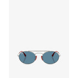 Ray-Ban Scuderia Ferrari RB3775M round metal sunglasses - British product