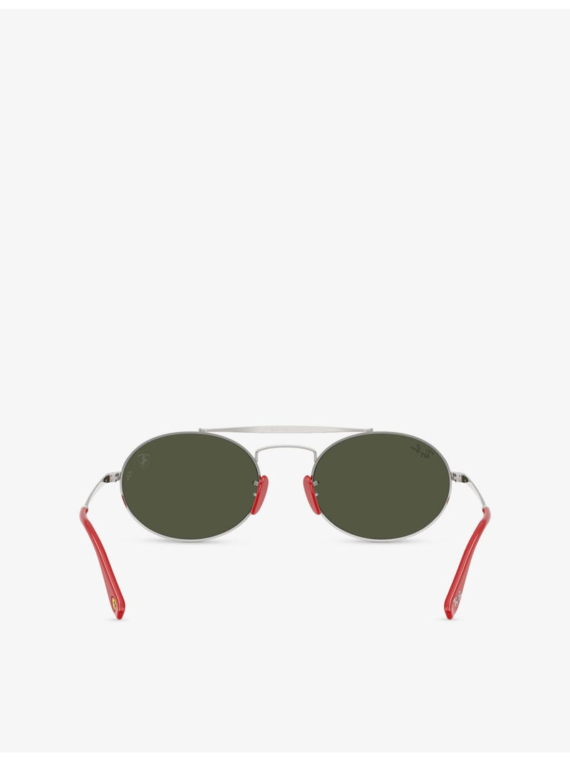 Ray-Ban Scuderia Ferrari oval metal sunglasses 54mm (British brand)