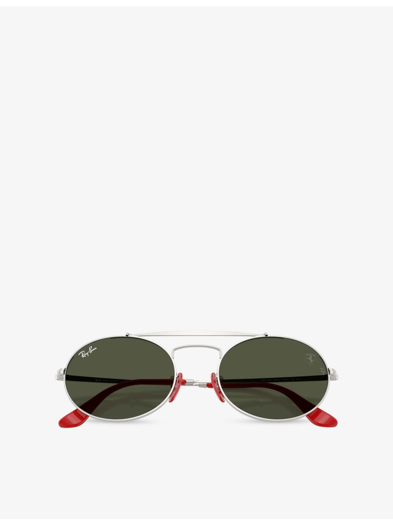 Ray-Ban Scuderia Ferrari oval metal sunglasses 54mm (British brand)