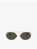 Ray-Ban Scuderia Ferrari oval metal sunglasses 54mm (British brand)