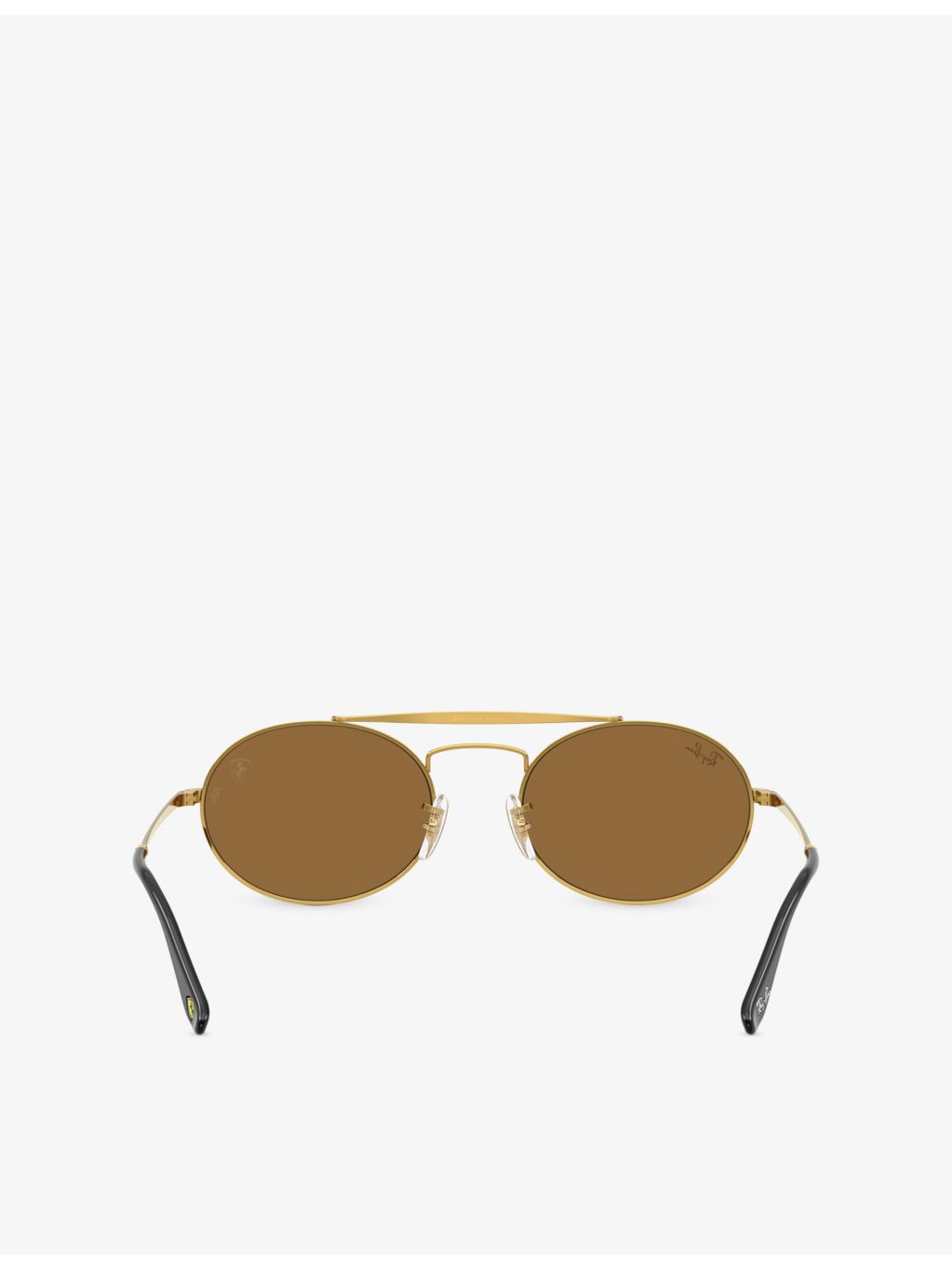 Ray-Ban sunglasses Scuderia Ferrari RB3775M round-frame metal - British product