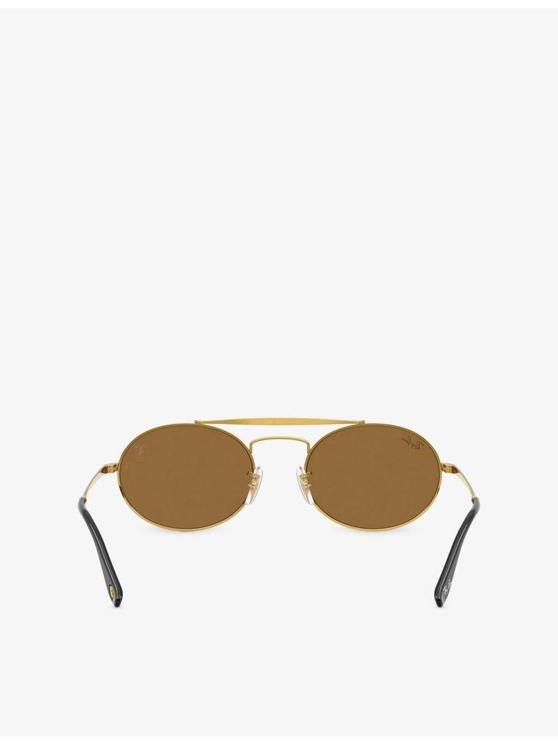 Ray-Ban sunglasses Scuderia Ferrari RB3775M round-frame metal - British product