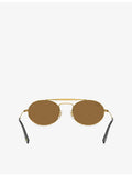 Ray-Ban sunglasses Scuderia Ferrari RB3775M round-frame metal - British product