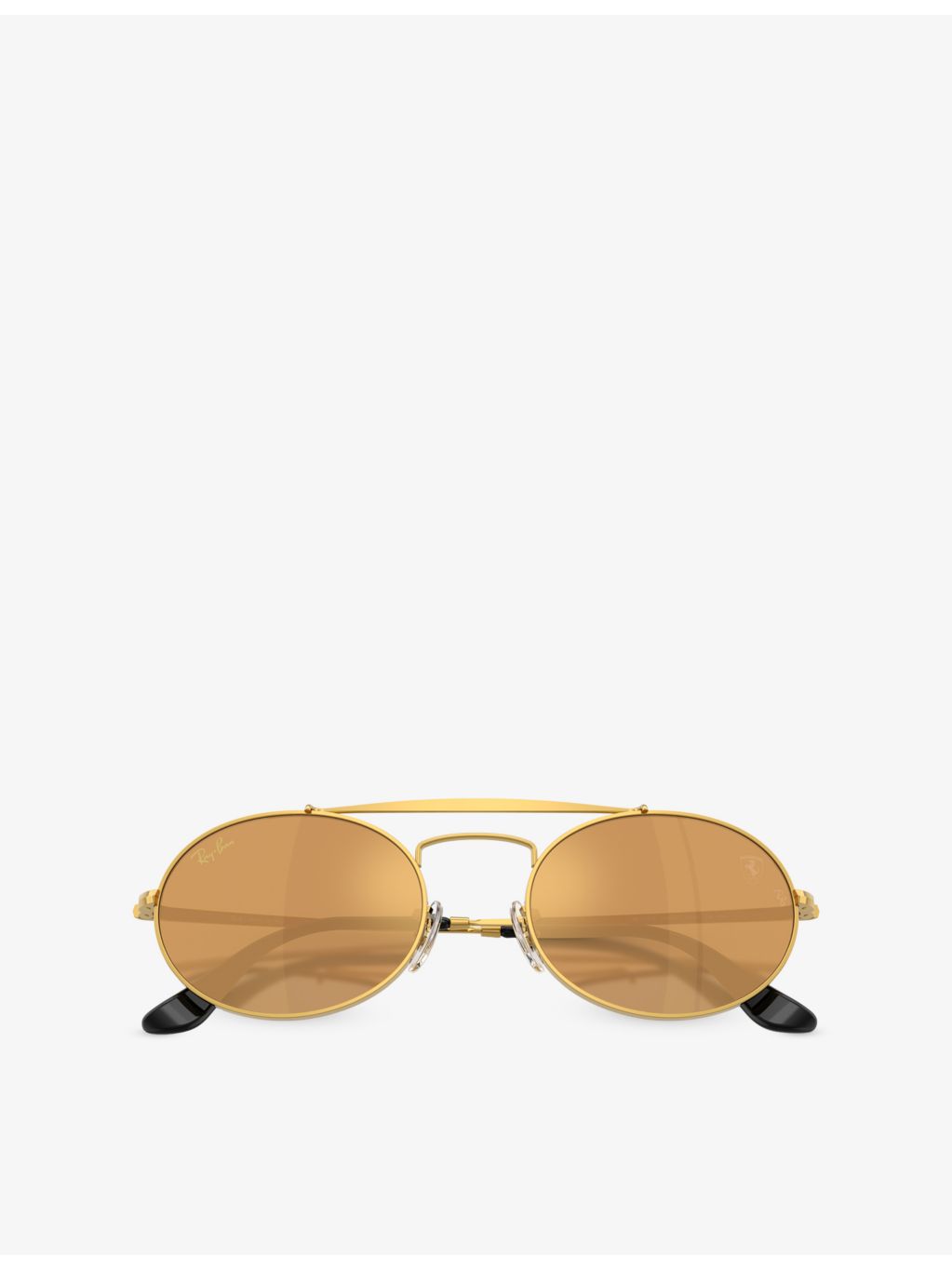 Ray-Ban sunglasses Scuderia Ferrari RB3775M round-frame metal - British product