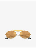 Ray-Ban sunglasses Scuderia Ferrari RB3775M round-frame metal - British product