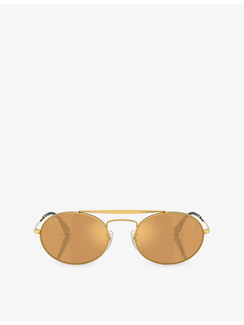 Ray-Ban sunglasses Scuderia Ferrari RB3775M round-frame metal - British product