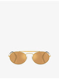 Ray-Ban sunglasses Scuderia Ferrari RB3775M round-frame metal - British product