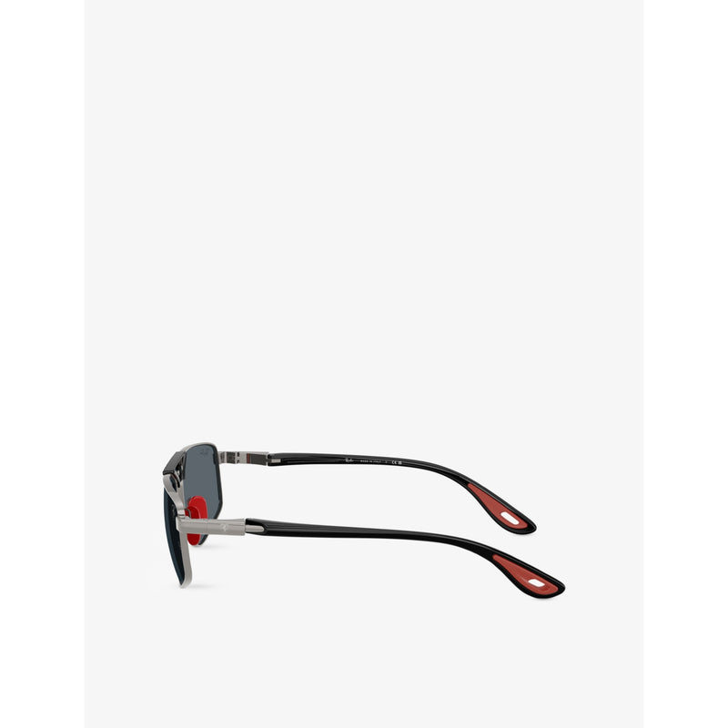 Ray-Ban x Scuderia Ferrari RB3776M metal sunglasses, UK version