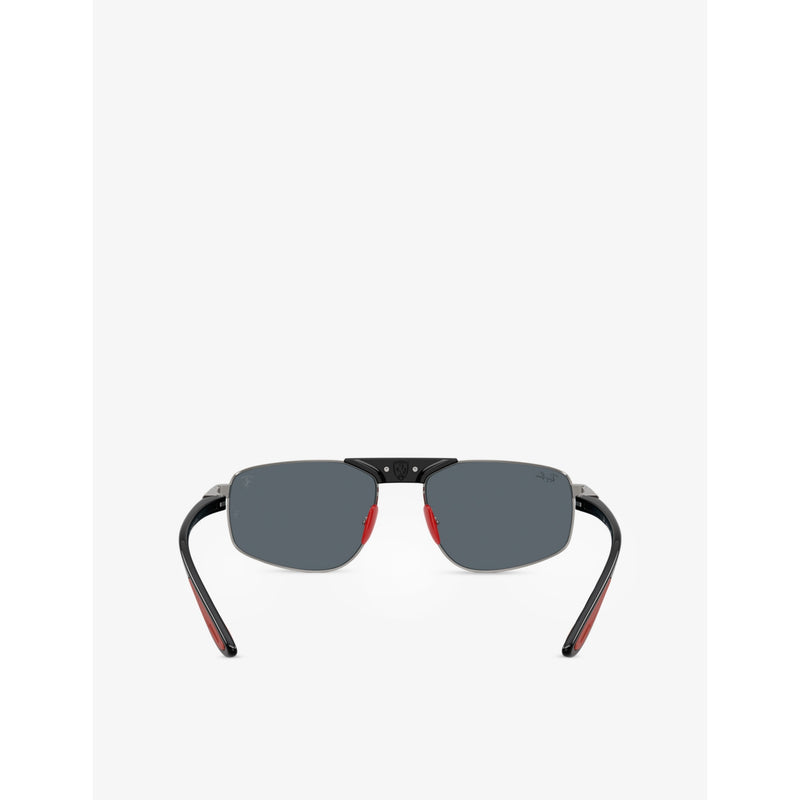 Ray-Ban x Scuderia Ferrari RB3776M metal sunglasses, UK version