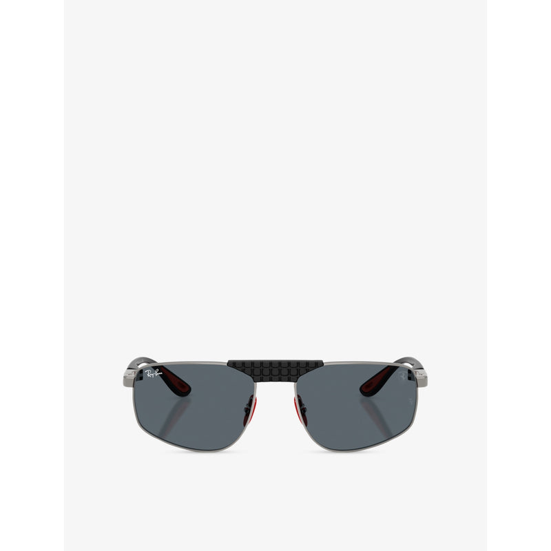 Ray-Ban x Scuderia Ferrari RB3776M metal sunglasses, UK version