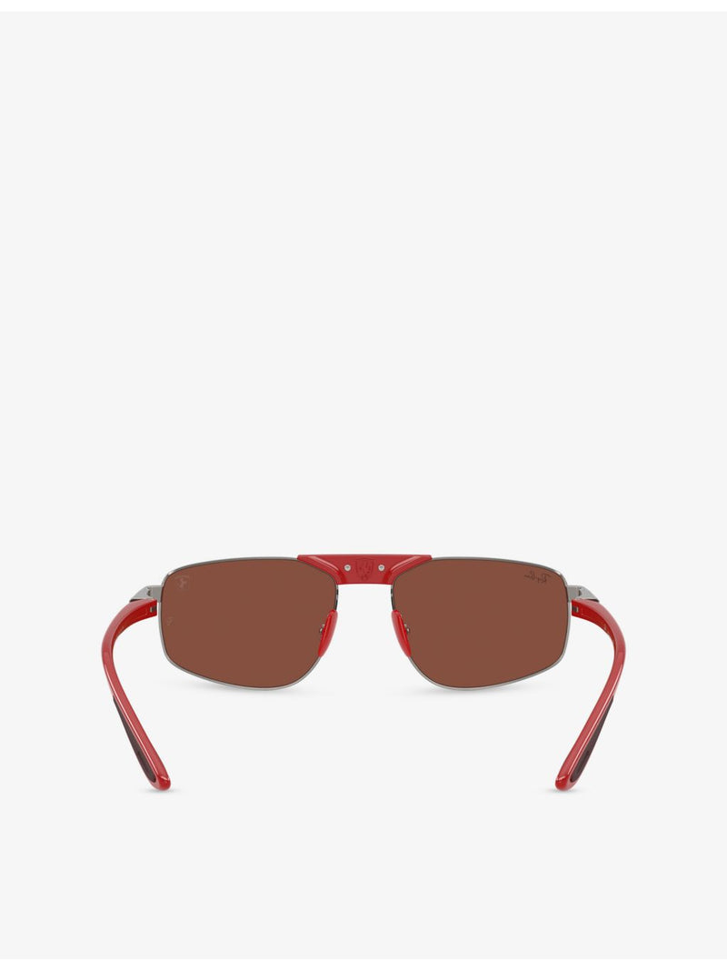 Ray-Ban x Scuderia Ferrari RB3776M metal sunglasses, UK version