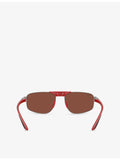 Ray-Ban x Scuderia Ferrari RB3776M metal sunglasses, UK version