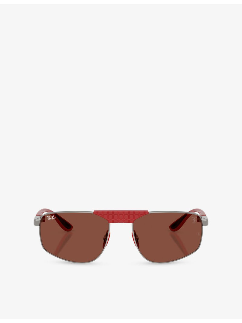 Ray-Ban x Scuderia Ferrari RB3776M metal sunglasses, UK version