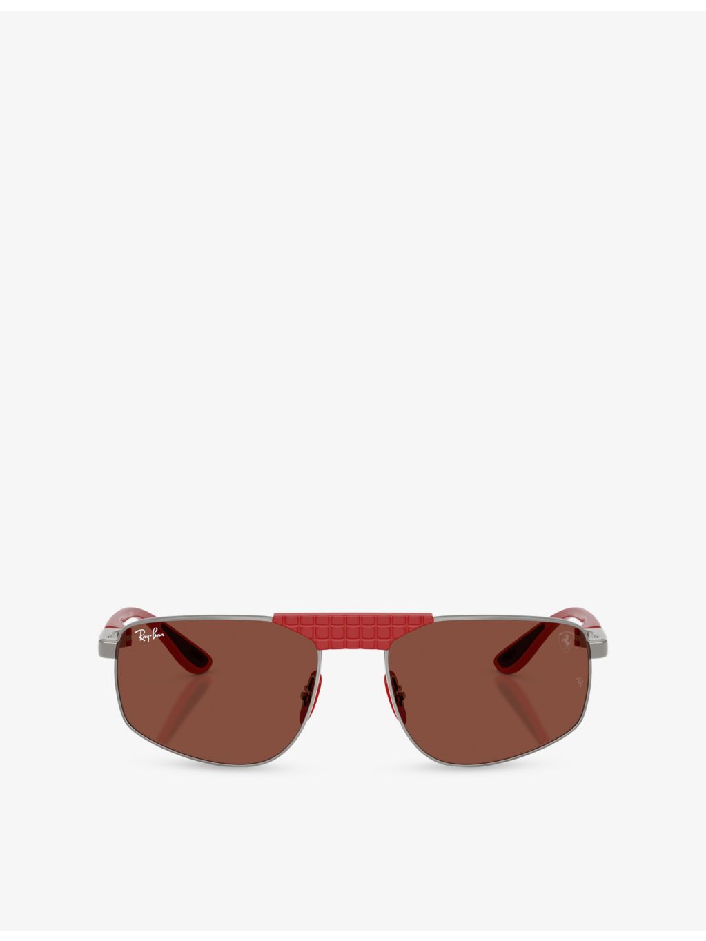 Ray-Ban x Scuderia Ferrari RB3776M metal sunglasses, UK version