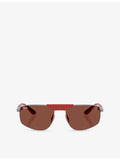 Ray-Ban x Scuderia Ferrari RB3776M metal sunglasses, UK version