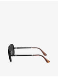Ray-Ban RB3925 aviator metal sunglasses tinted lenses, imported from the UK