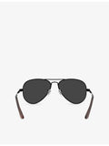 Ray-Ban RB3925 aviator metal sunglasses tinted lenses, imported from the UK