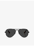 Ray-Ban RB3925 aviator metal sunglasses tinted lenses, imported from the UK
