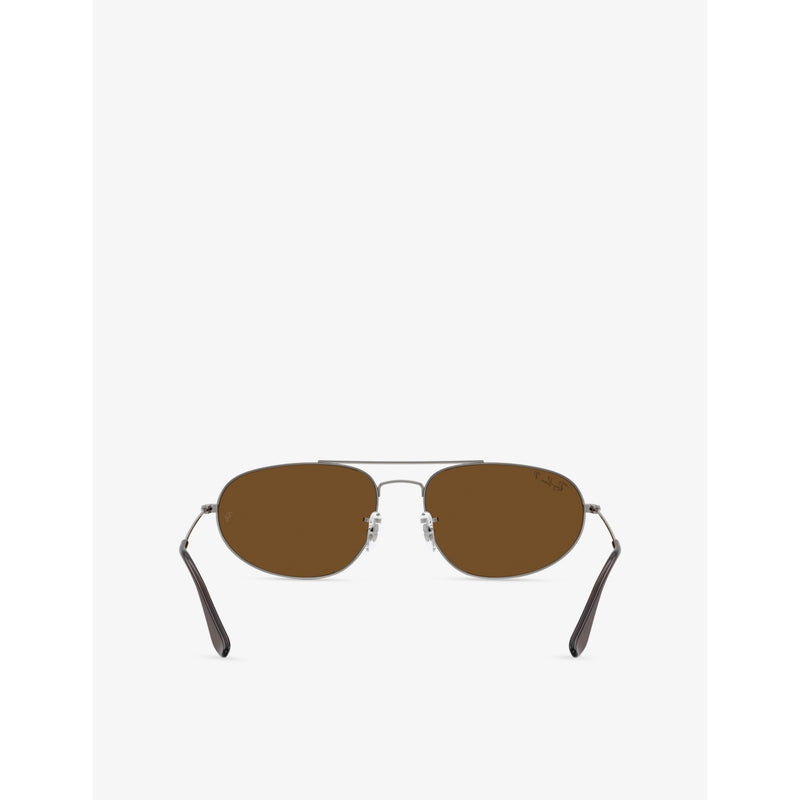 Ray-Ban Explorer IV irregular metal sunglasses with 60mm lenses (British brand)