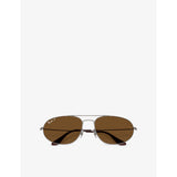 Ray-Ban Explorer IV irregular metal sunglasses with 60mm lenses (British brand)
