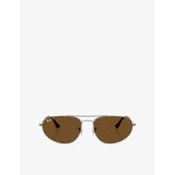 Ray-Ban Explorer IV irregular metal sunglasses with 60mm lenses (British brand)