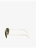 Ray-Ban Explorer IV irregular metal sunglasses (British brand)