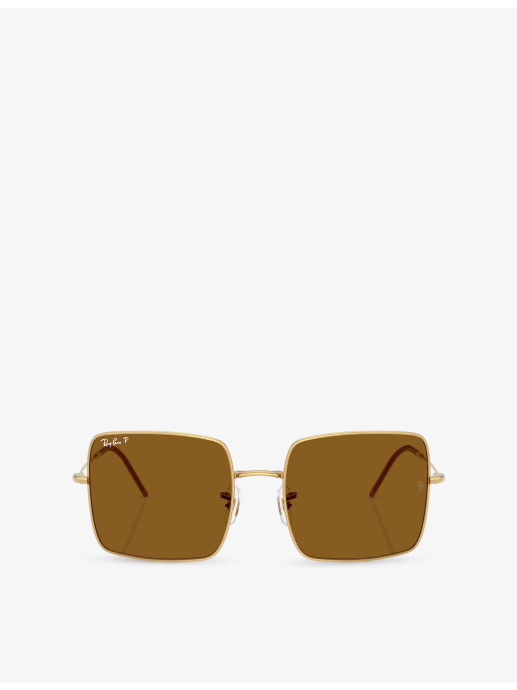 Ray-Ban square-frame metal sunglasses RBR0104S, UK version