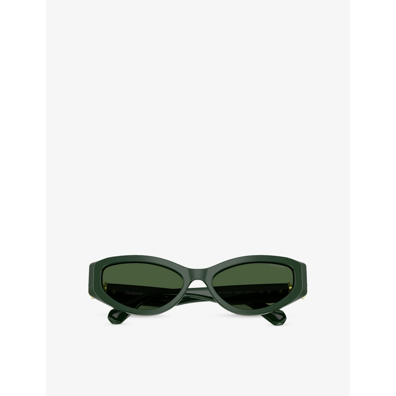 Swarovski cat-eye acetate sunglasses SK6045U (British brand)