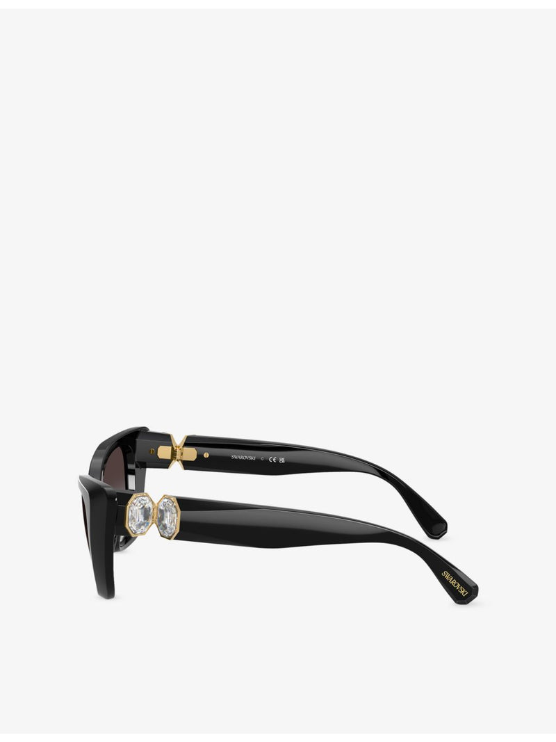 Swarovski SK6047 cat-eye sunglasses with UV lenses, UK version