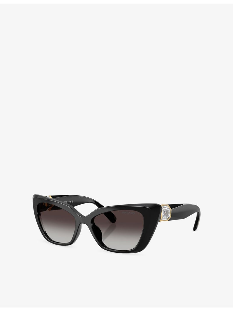 Swarovski SK6047 cat-eye sunglasses with UV lenses, UK version