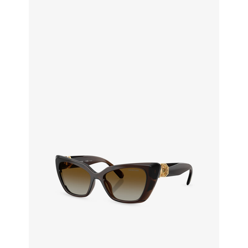 Swarovski SK6047 polarised cat-eye sunglasses - British product