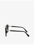 Swarovski SK6049 square acetate sunglasses with tinted lenses (British brand)