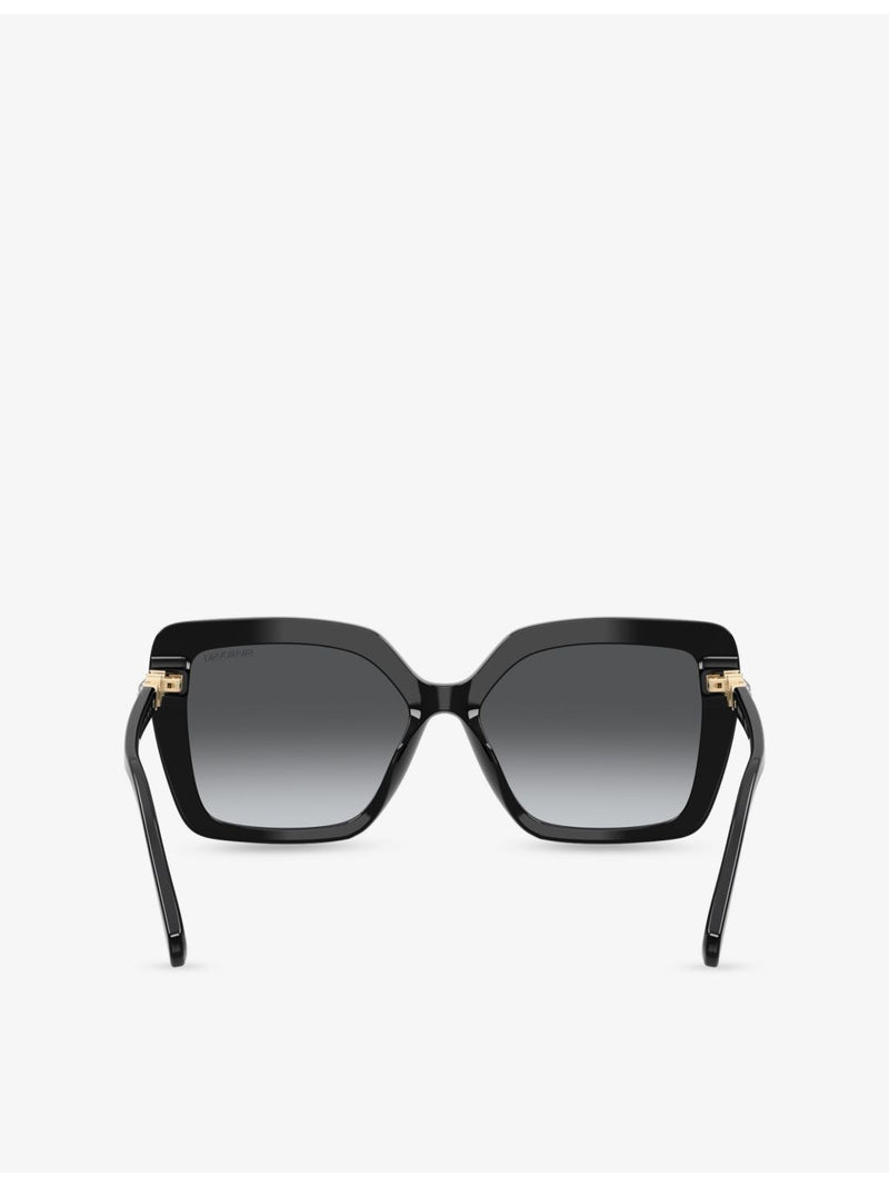 Swarovski SK6049 square acetate sunglasses with tinted lenses (British brand)