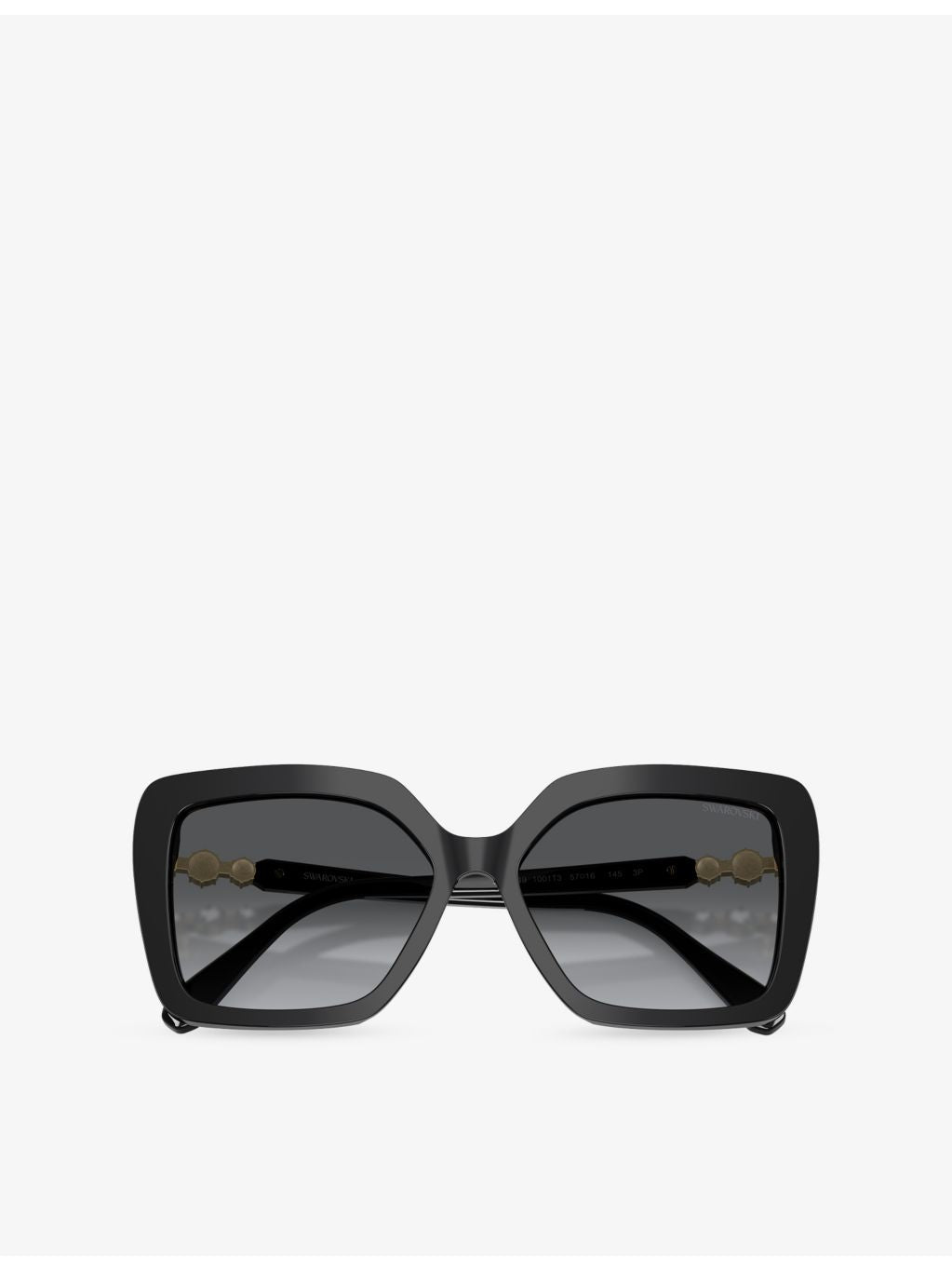 Swarovski SK6049 square acetate sunglasses with tinted lenses (British brand)