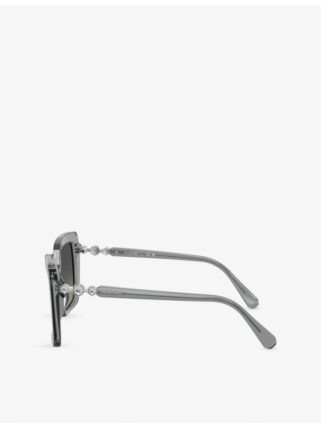 Swarovski irregular-frame acetate sunglasses, UK version