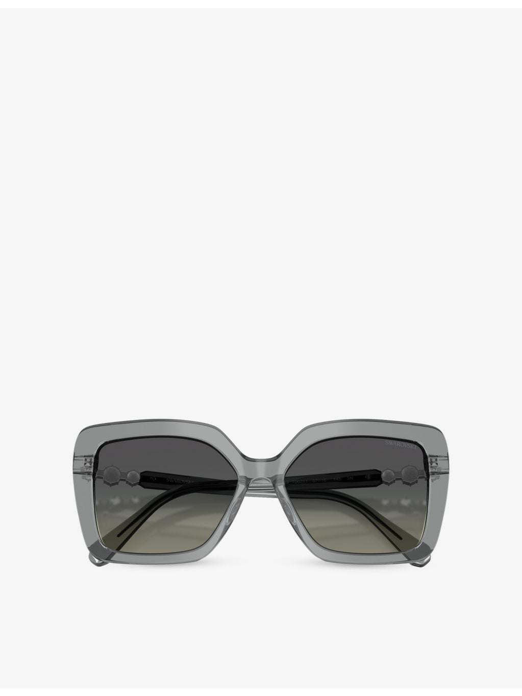 Swarovski irregular-frame acetate sunglasses, UK version