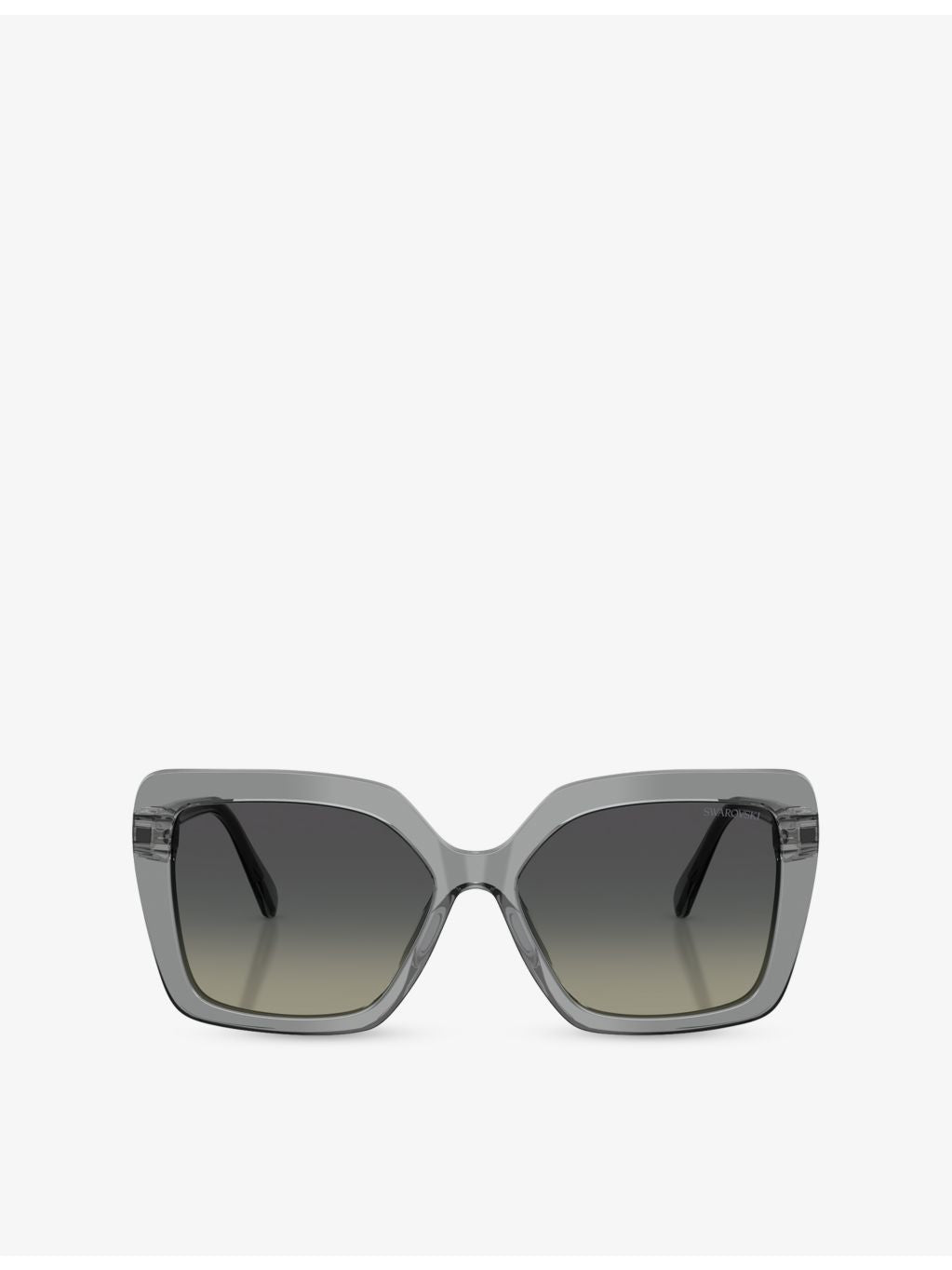 Swarovski irregular-frame acetate sunglasses, UK version