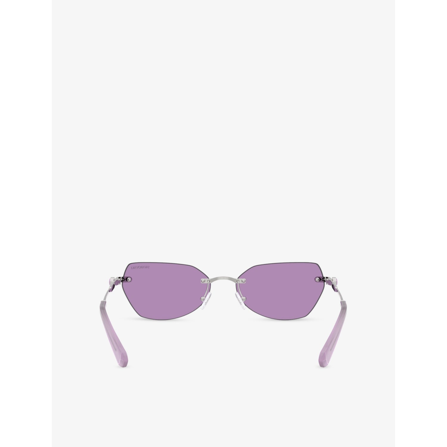 Swarovski SK7038 irregular metal sunglasses with crystal details, UK version