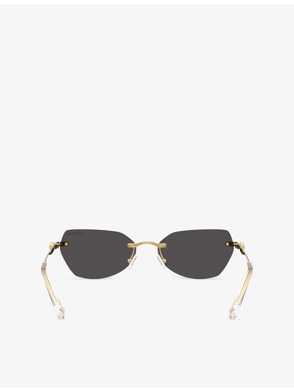 Swarovski SK7038 metal sunglasses with irregular frame, UK version