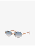 Tiffany & Co oval-frame sunglasses TF3104D - British product