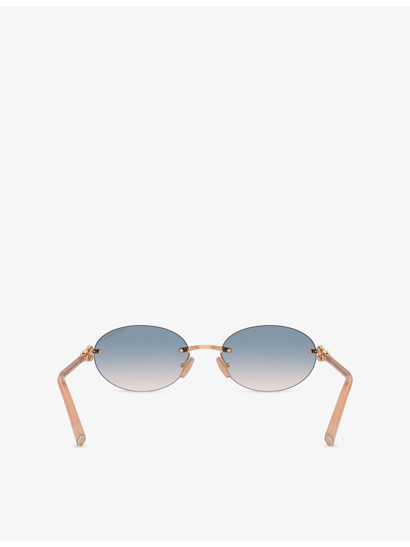 Tiffany & Co oval-frame sunglasses TF3104D - British product