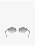 Tiffany & Co oval-frame sunglasses TF3104D - British product