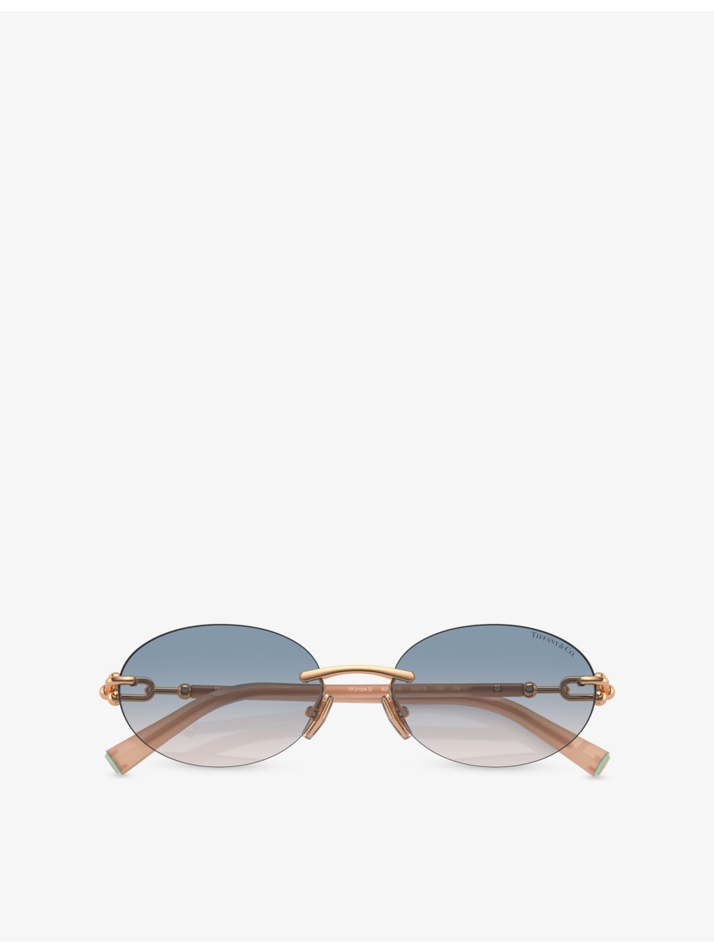 Tiffany & Co oval-frame sunglasses TF3104D - British product