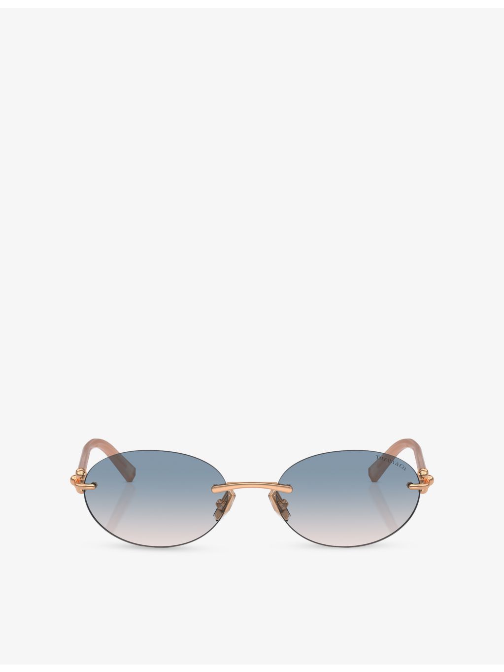 Tiffany & Co oval-frame sunglasses TF3104D - British product