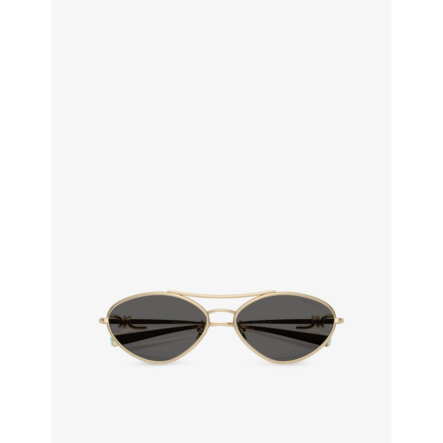 Tiffany & Co. TF3117 metal sunglasses with irregular frame - British product