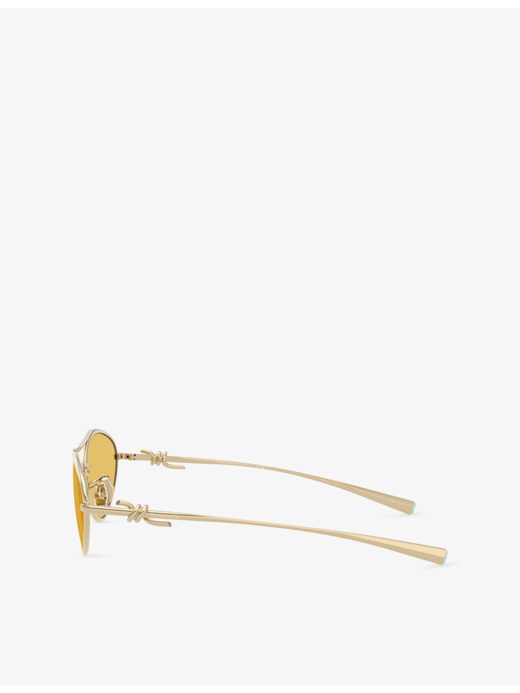 Tiffany & Co TF3117 irregular-frame metal sunglasses - British product