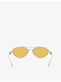 Tiffany & Co TF3117 irregular-frame metal sunglasses - British product
