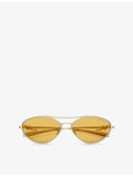 Tiffany & Co TF3117 irregular-frame metal sunglasses - British product