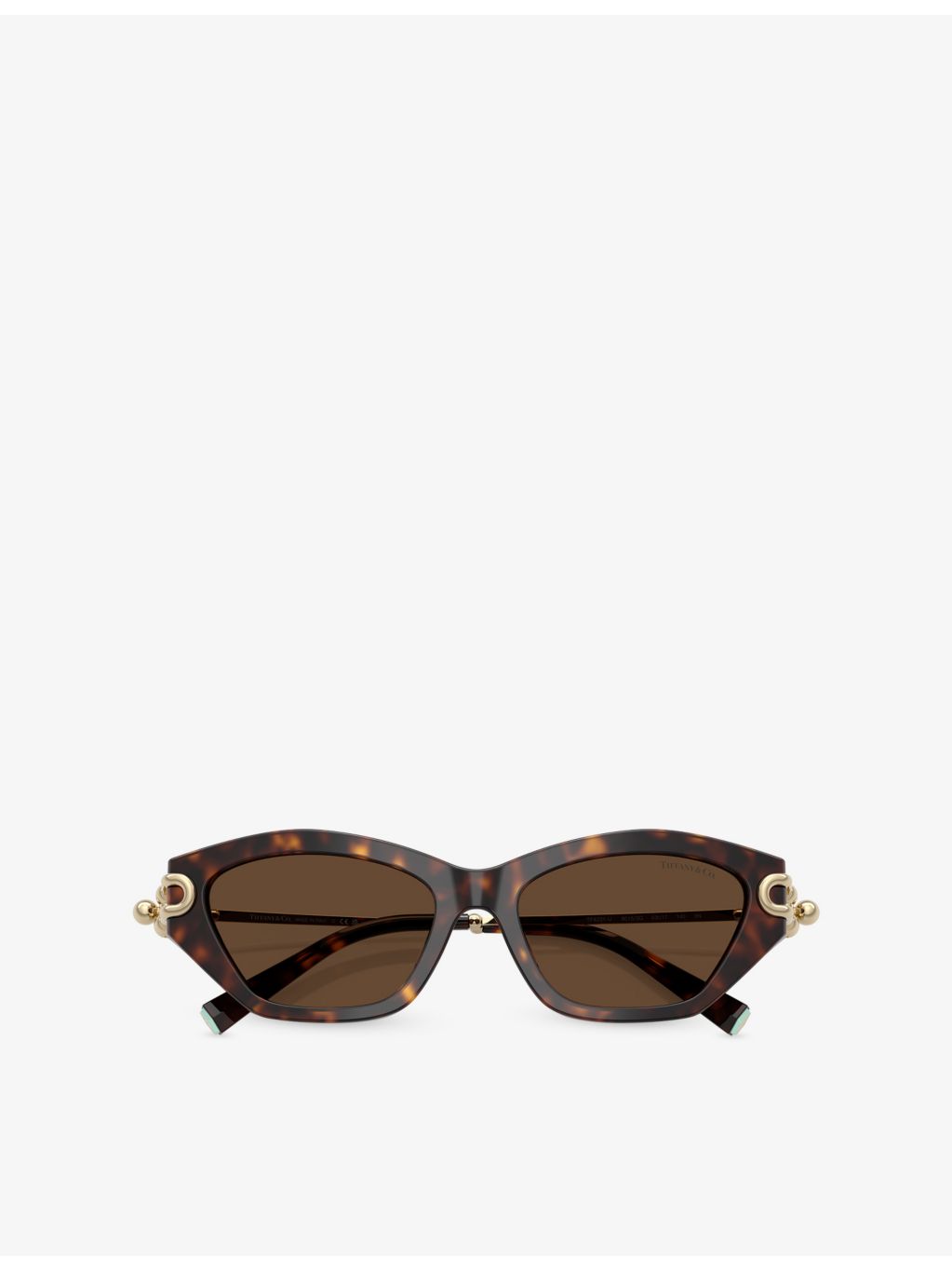Tiffany & Co cat-eye acetate sunglasses tortoiseshell - British product